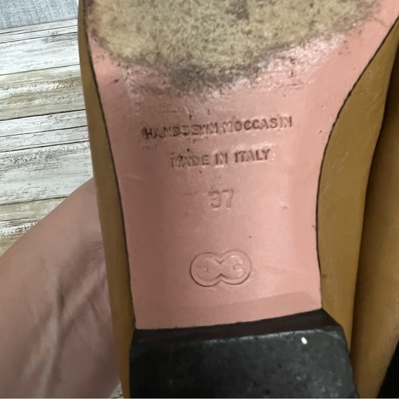 Escada Tan Leather Loafers - Picture 13 of 14